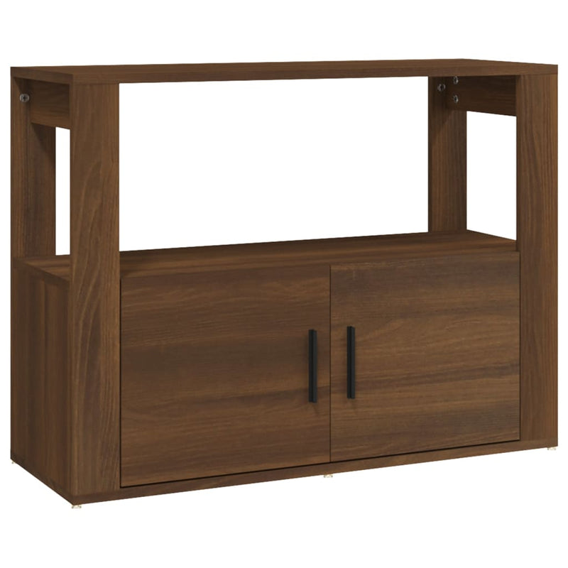 Sideboard Braun Eichen-Optik 80x30x60 cm Holzwerkstoff