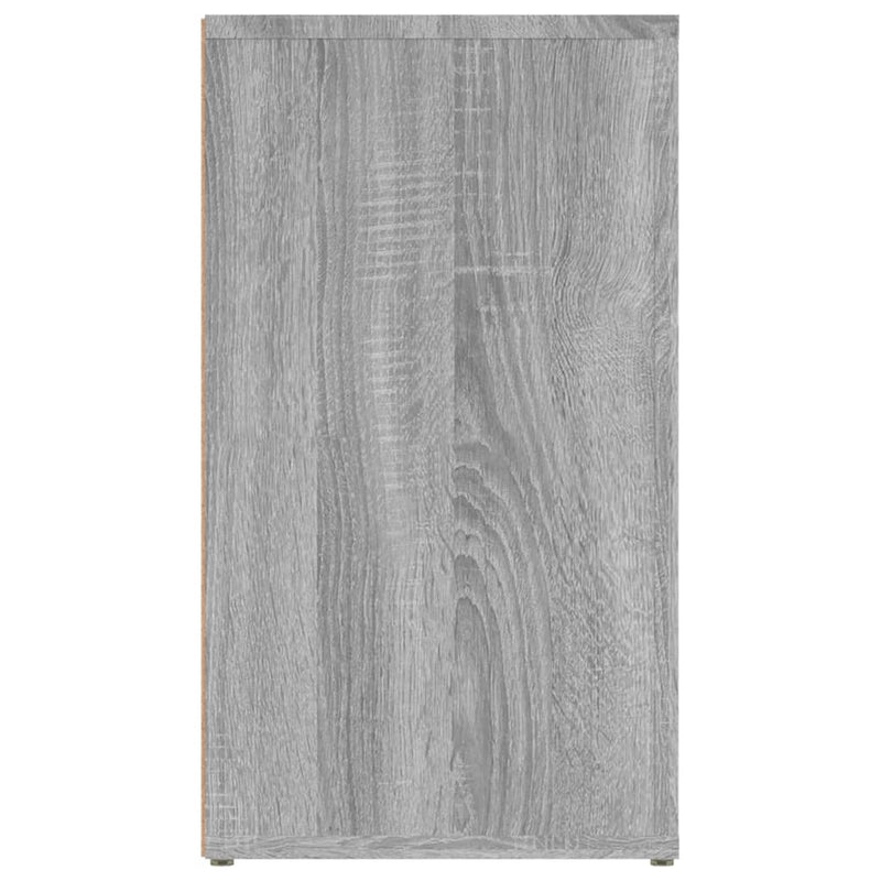 Sideboard Grau Sonoma 80x30x54 cm Holzwerkstoff