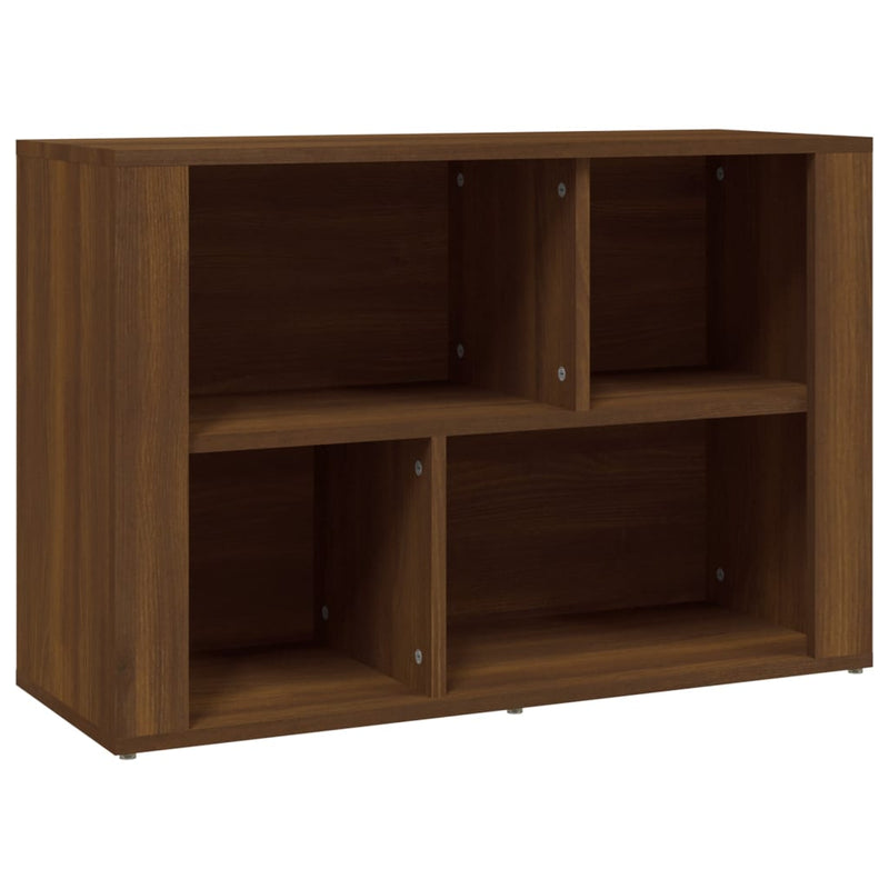 Sideboard Braun Eichen-Optik 80x30x54 cm Holzwerkstoff