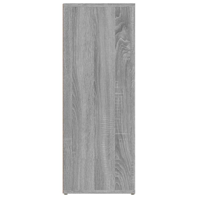 Sideboard Grau Sonoma 80x30x80 cm Holzwerkstoff