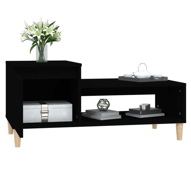 Couchtisch Schwarz 100x50x45 cm Holzwerkstoff