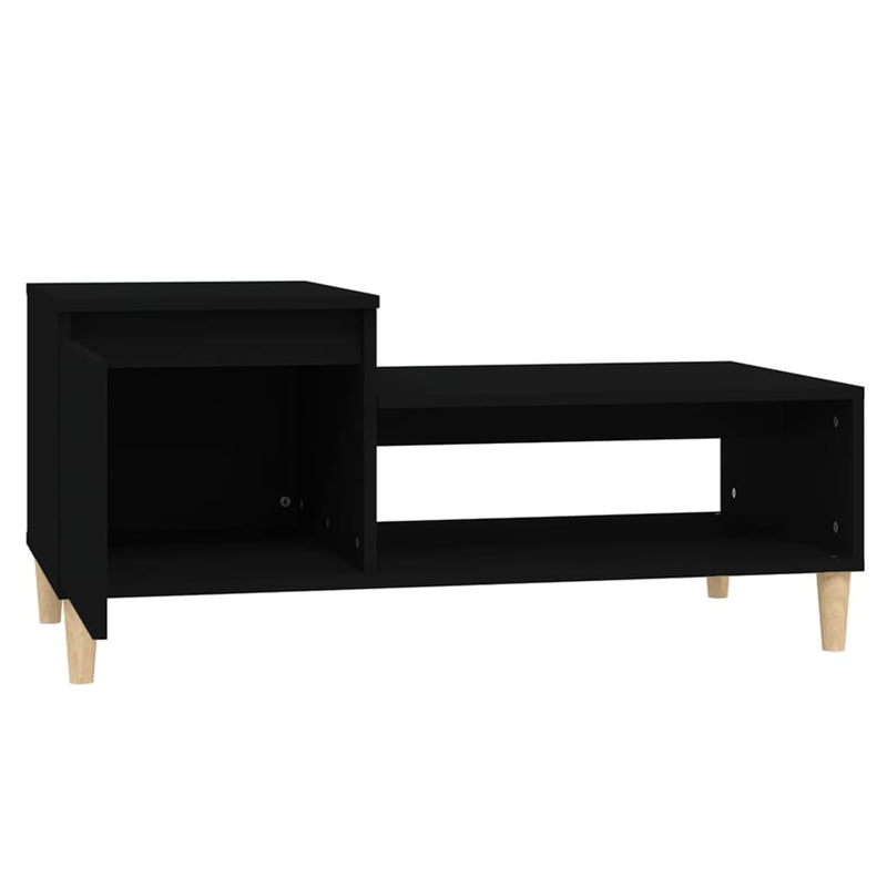 Couchtisch Schwarz 100x50x45 cm Holzwerkstoff