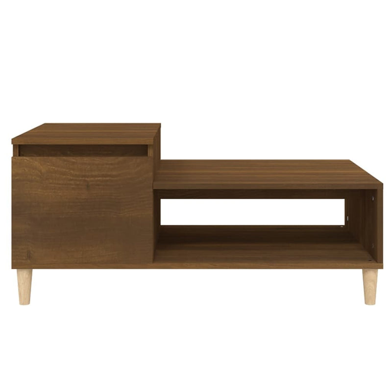 Couchtisch Braun Eichen-Optik 100x50x45 cm Holzwerkstoff