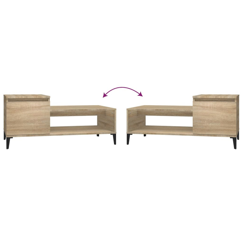 Couchtisch Sonoma-Eiche 100x50x45 cm Holzwerkstoff