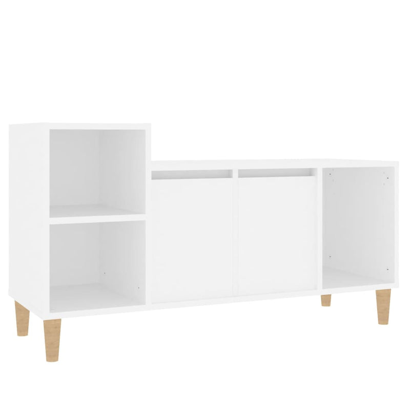 TV-Schrank Weiß 100x35x55 cm Holzwerkstoff