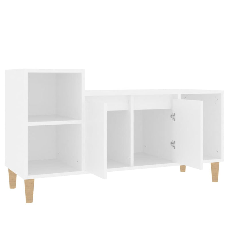 TV-Schrank Weiß 100x35x55 cm Holzwerkstoff