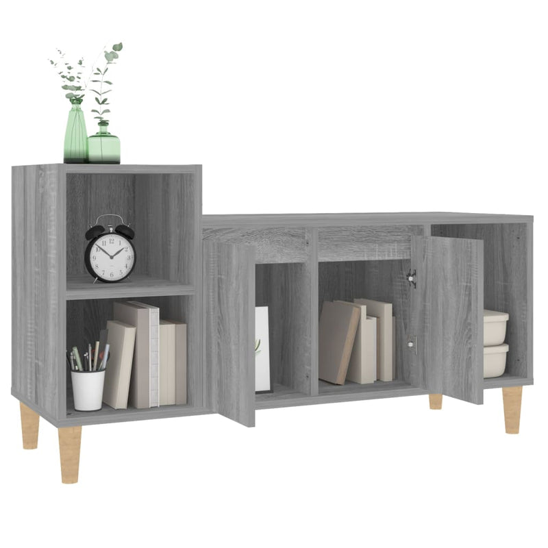 TV-Schrank Grau Sonoma 100x35x55 cm Holzwerkstoff