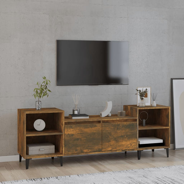 TV-Schrank Räuchereiche 160x35x55 cm Holzwerkstoff