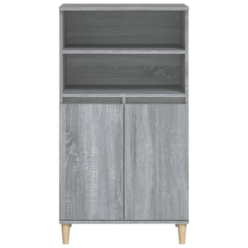 Highboard Grau Sonoma 60x36x110 cm Holzwerkstoff