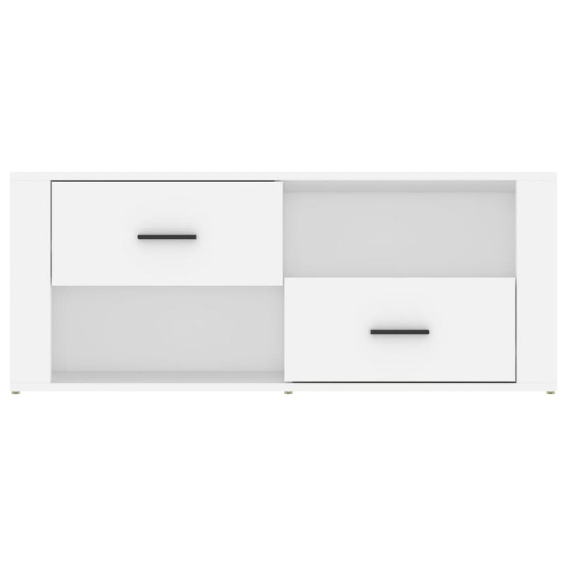 TV-Schrank Weiß 100x35x40 cm Holzwerkstoff