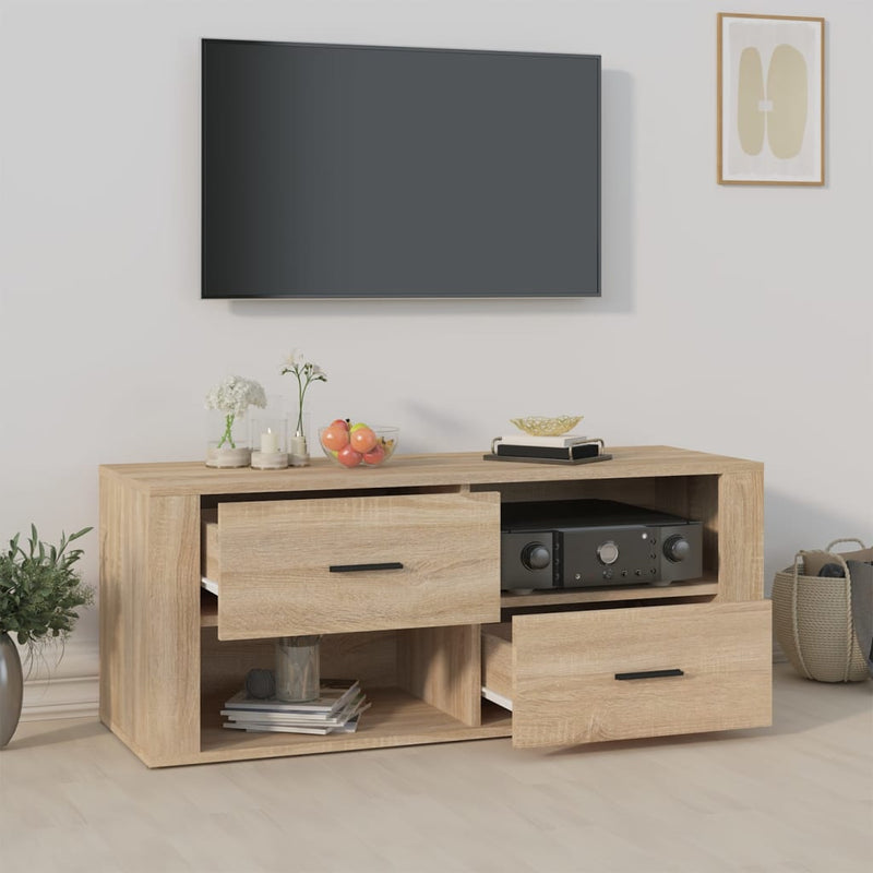 TV-Schrank Sonoma-Eiche 100x35x40 cm Holzwerkstoff