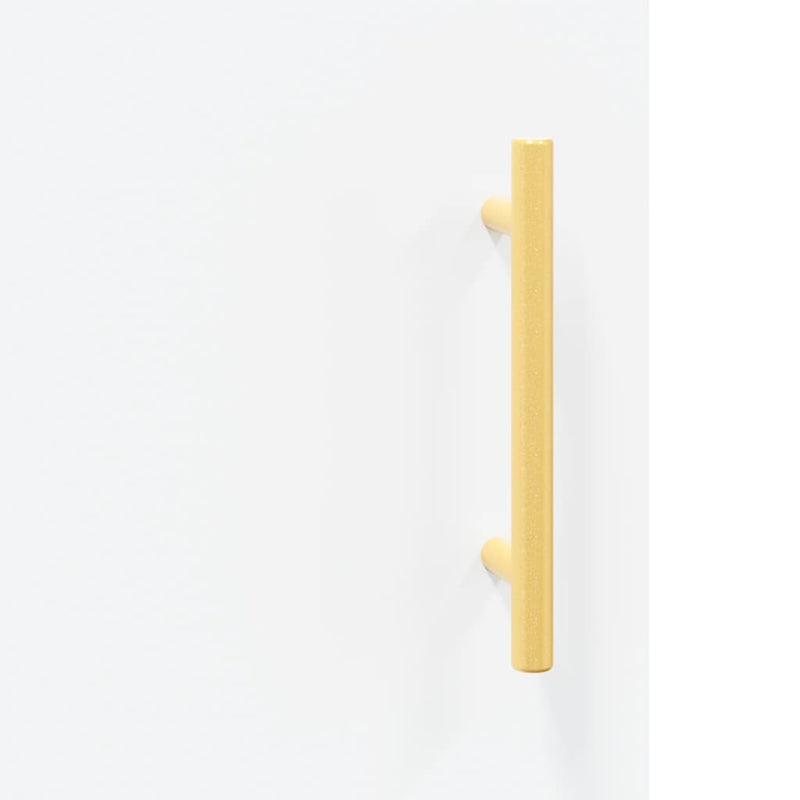 Highboard Weiß 69,5x34x180 cm Holzwerkstoff