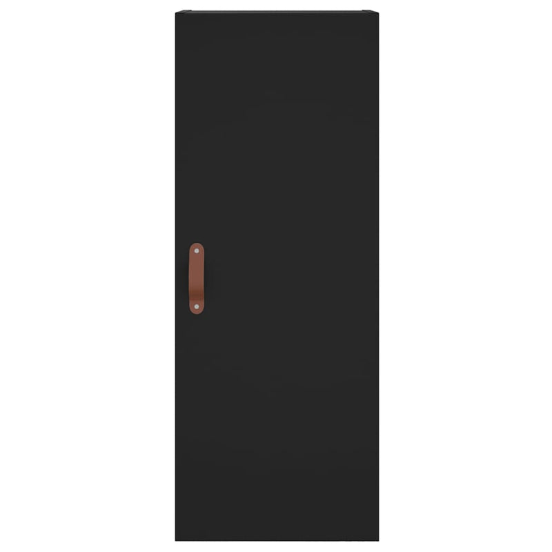 Highboard Schwarz 34,5x34x180 cm Holzwerkstoff