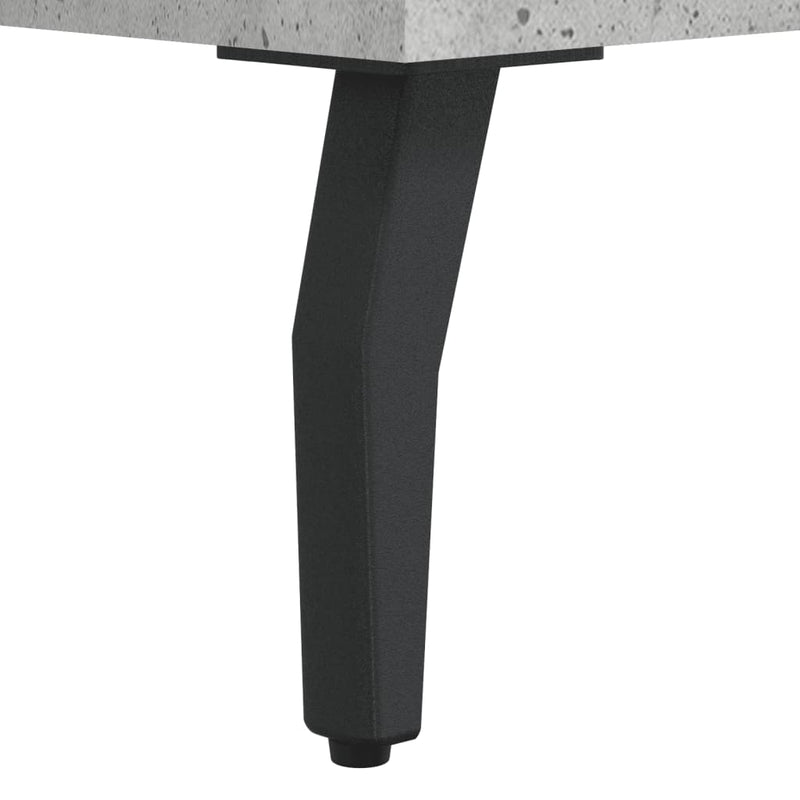 Highboard Betongrau 34,5x34x180 cm Holzwerkstoff