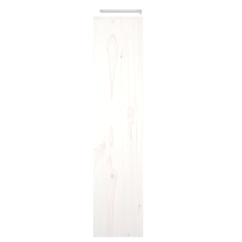 Heizkörperverkleidung Weiß 210x21x85 cm Massivholz Kiefer