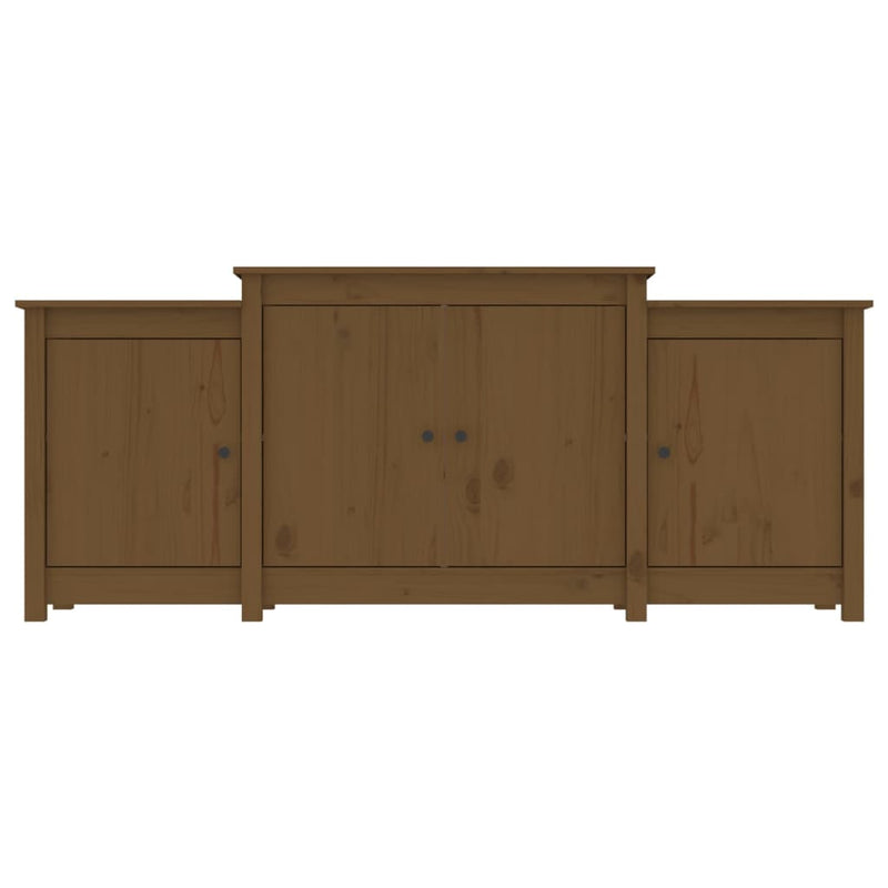 Sideboard Honigbraun 164x37x68 cm Massivholz Kiefer