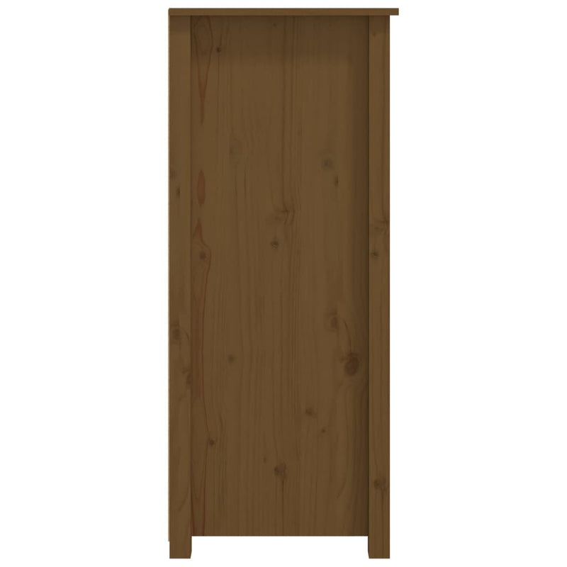 Sideboard Honigbraun 83x41,5x100 cm Massivholz Kiefer