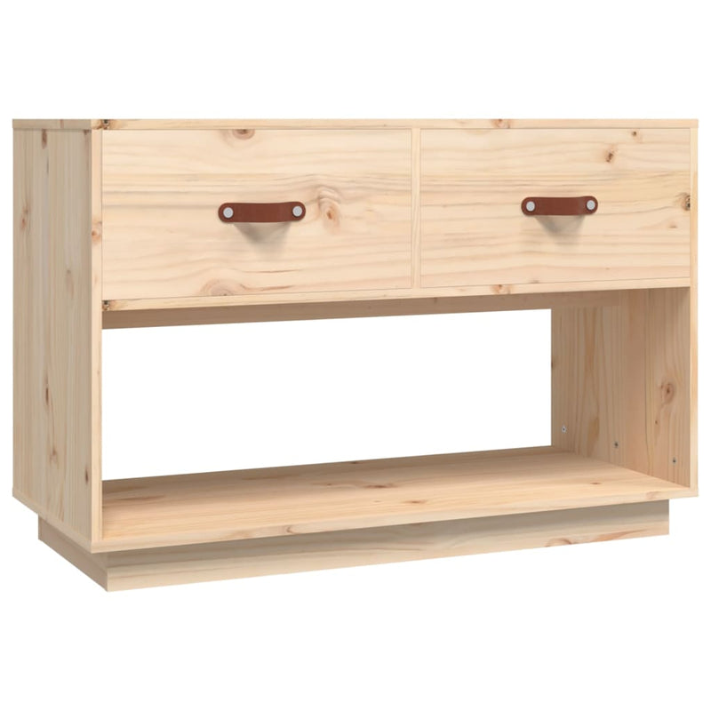 TV-Schrank 90x40x60 cm Massivholz Kiefer