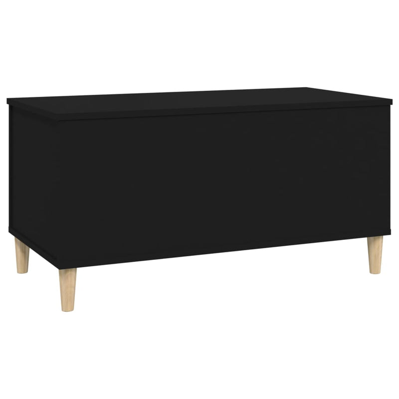 Couchtisch Schwarz 90x44,5x45 cm Holzwerkstoff