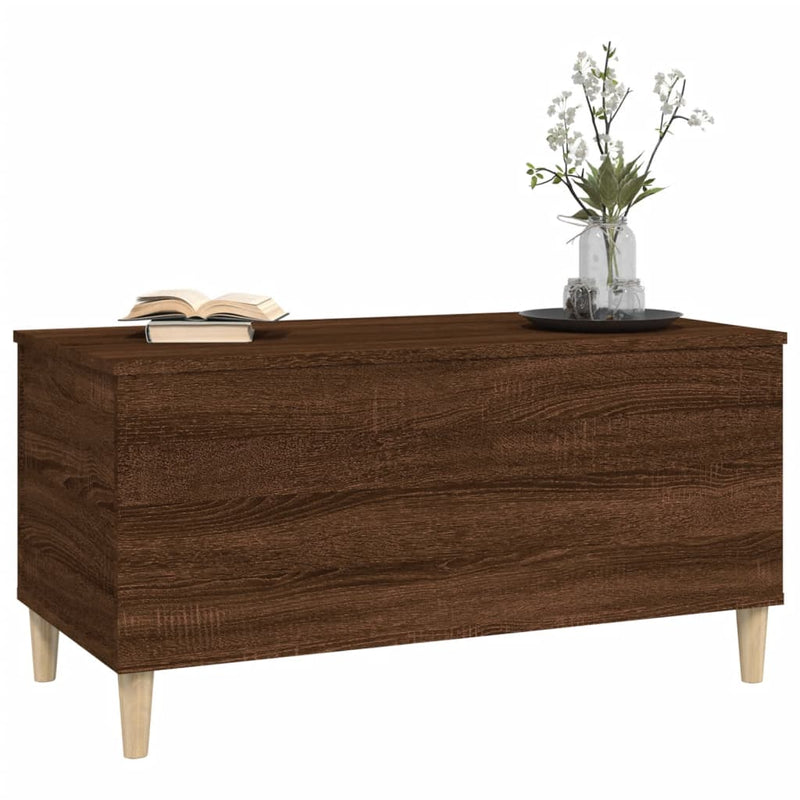 Couchtisch Braun Eichen-Optik 90x44,5x45 cm Holzwerkstoff