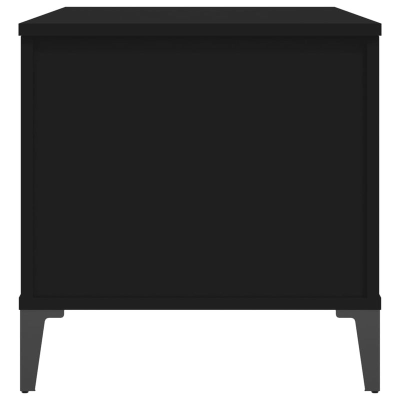 Couchtisch Schwarz 90x44,5x45 cm Holzwerkstoff