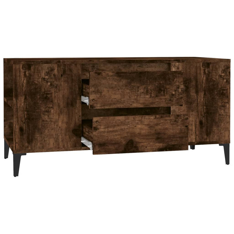 TV-Schrank Räuchereiche 102x44,5x50 cm Holzwerkstoff