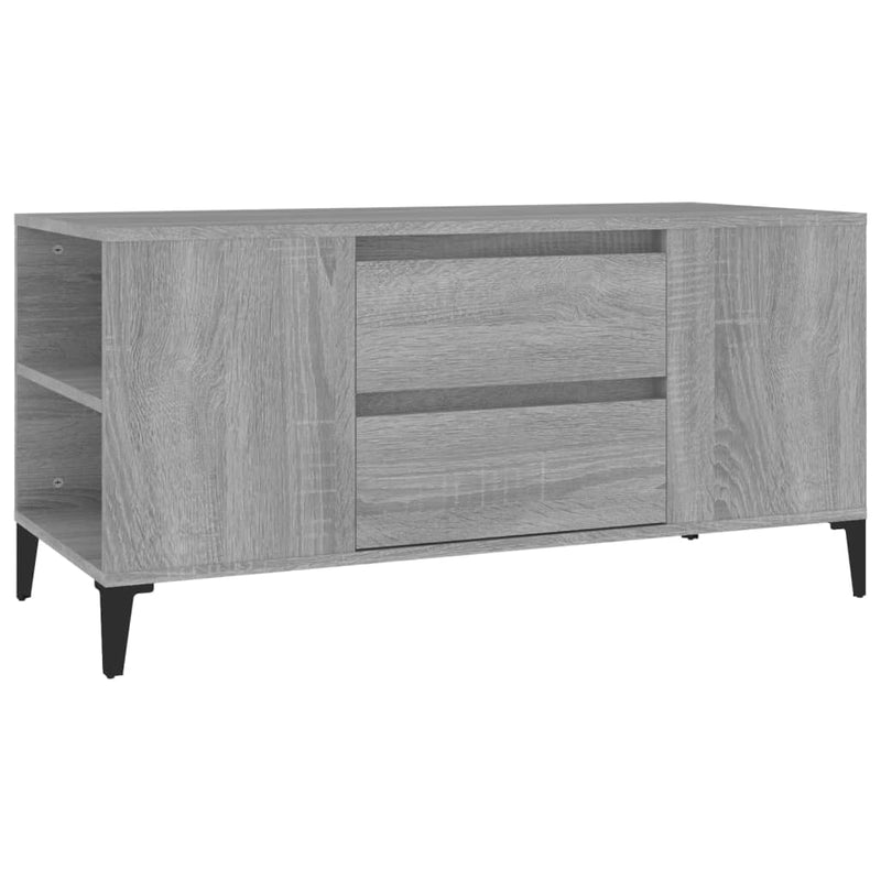 TV-Schrank Grau Sonoma 102x44,5x50 cm Holzwerkstoff