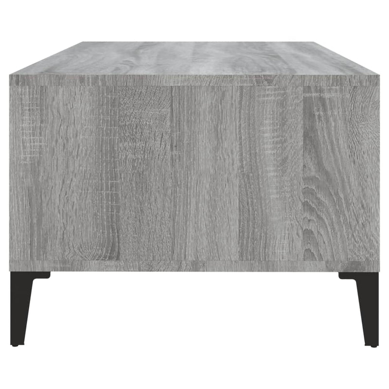 Couchtisch Grau Sonoma 90x50x36,5 cm Holzwerkstoff