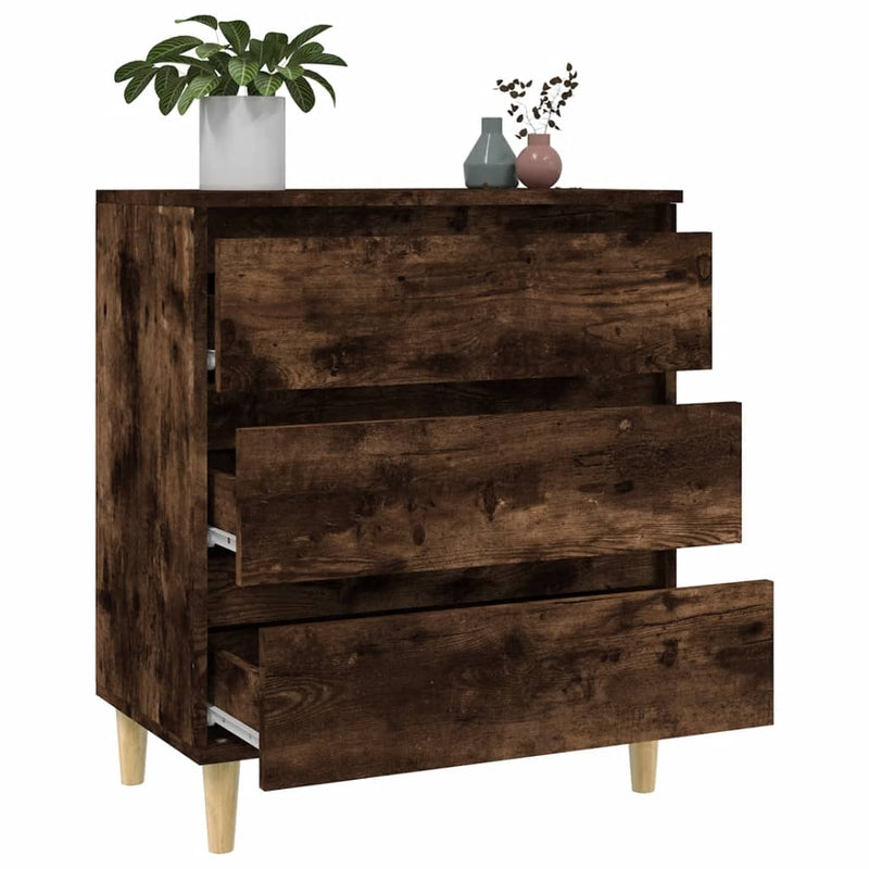 Sideboard Räuchereiche 60x35x70 cm Holzwerkstoff