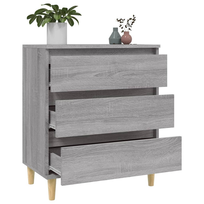 Sideboard Grau Sonoma 60x35x70 cm Holzwerkstoff