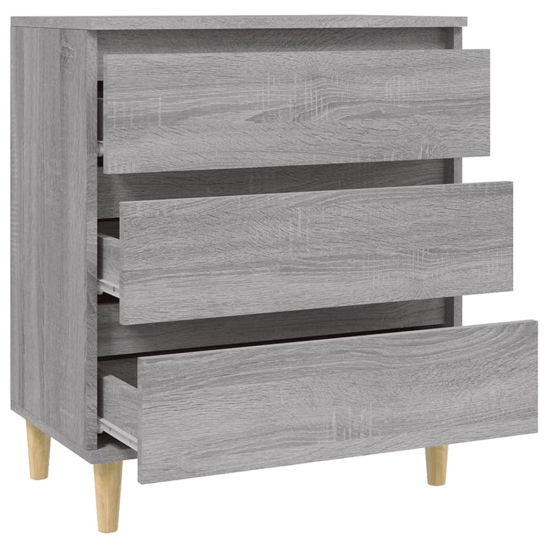 Sideboard Grau Sonoma 60x35x70 cm Holzwerkstoff