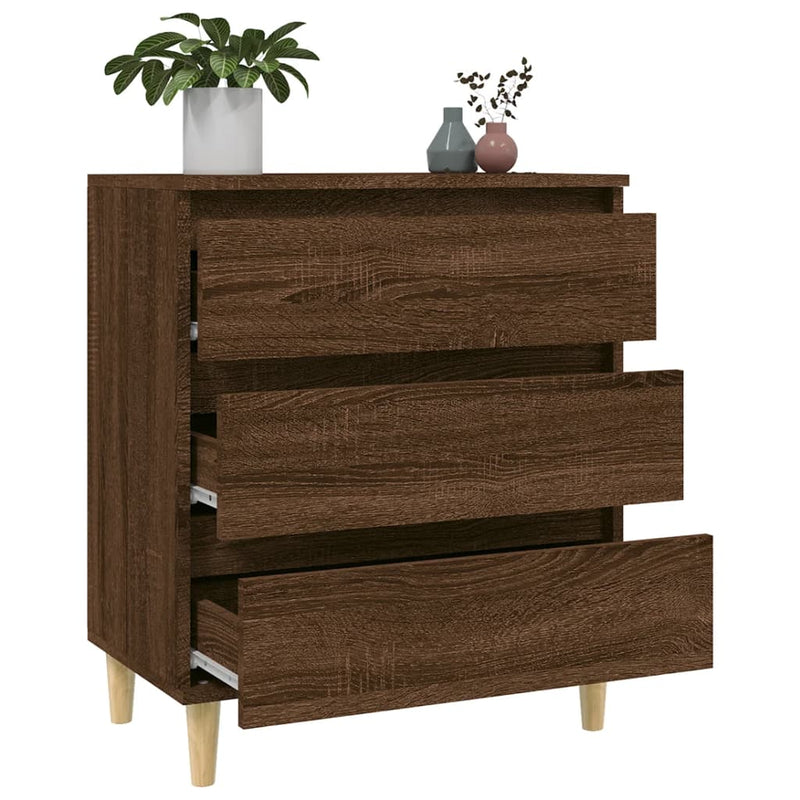 Sideboard Braun Eichen-Optik 60x35x70 cm Holzwerkstoff