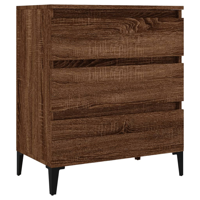 Sideboard Braun Eichen-Optik 60x35x70 cm Holzwerkstoff