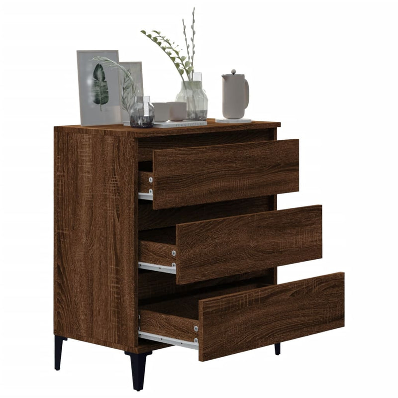 Sideboard Braun Eichen-Optik 60x35x70 cm Holzwerkstoff