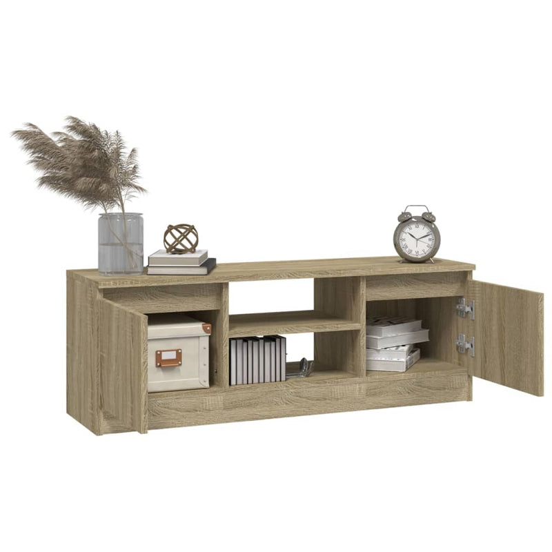 TV-Schrank mit Tür Sonoma-Eiche 102x30x36 cm