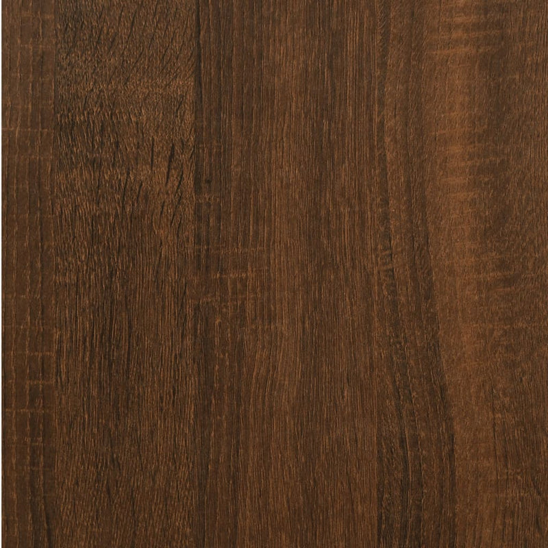 Nachttisch Braun Eichen-Optik 40x35x70 cm Holzwerkstoff
