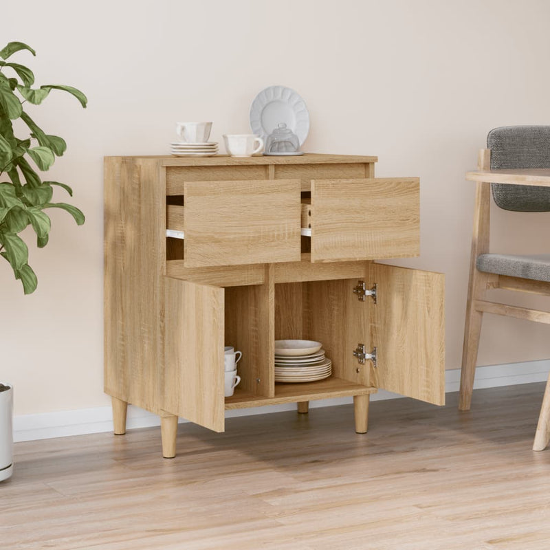 Sideboard Sonoma-Eiche 60x35x70 cm Holzwerkstoff