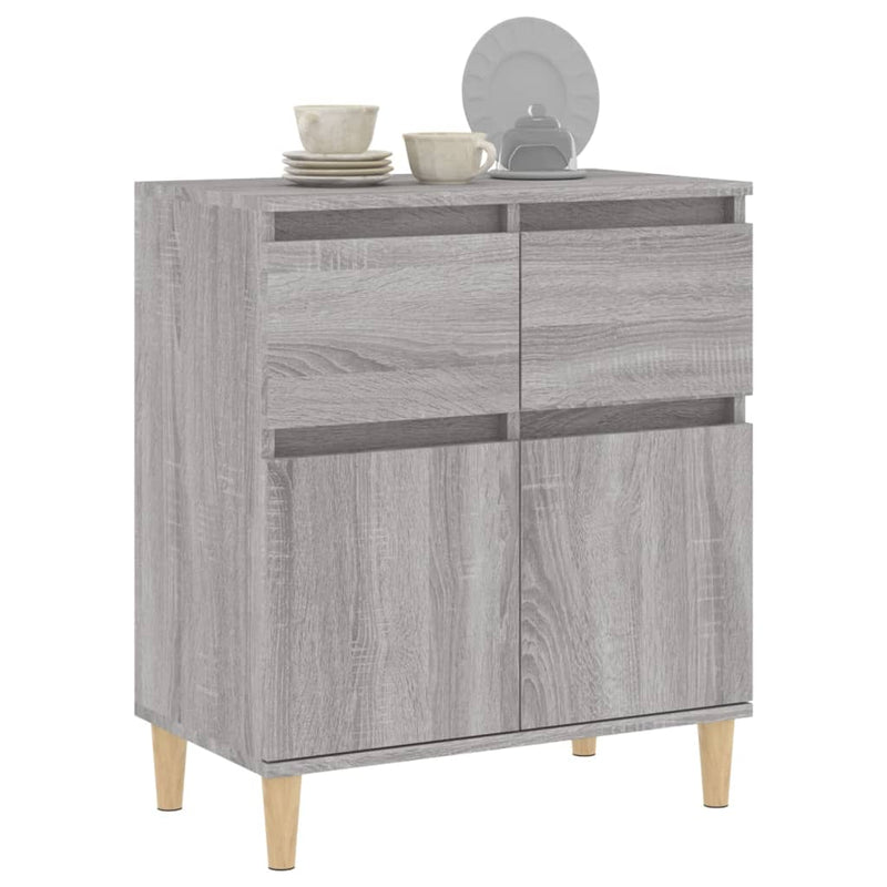 Sideboard Grau Sonoma 60x35x70 cm Holzwerkstoff