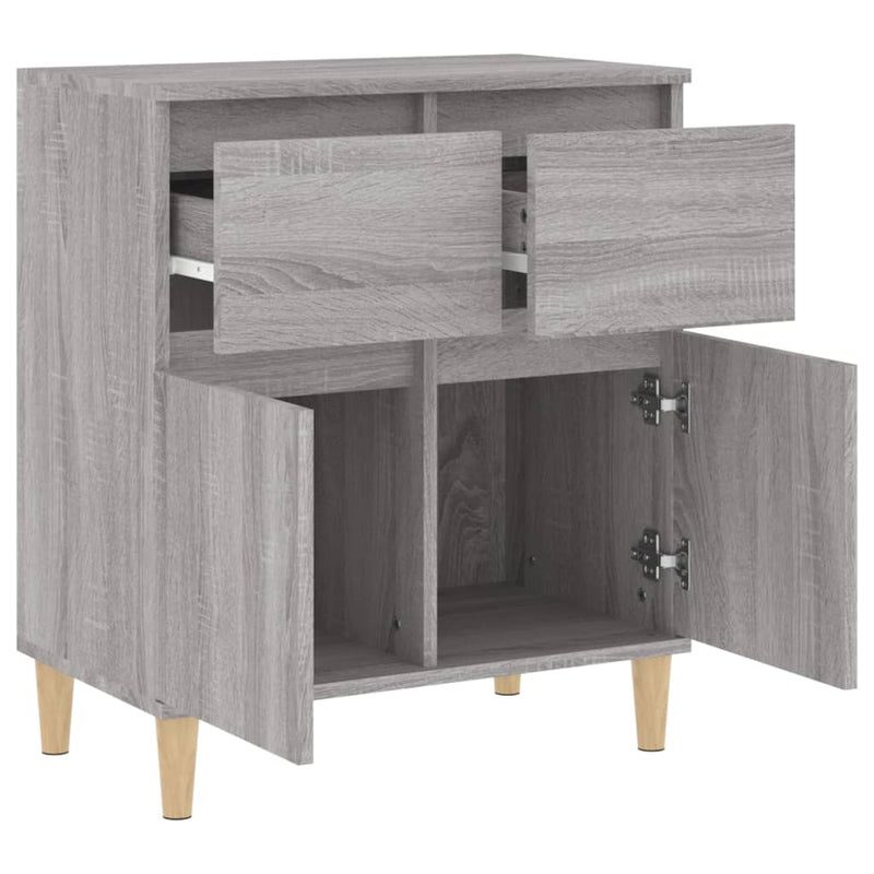 Sideboard Grau Sonoma 60x35x70 cm Holzwerkstoff