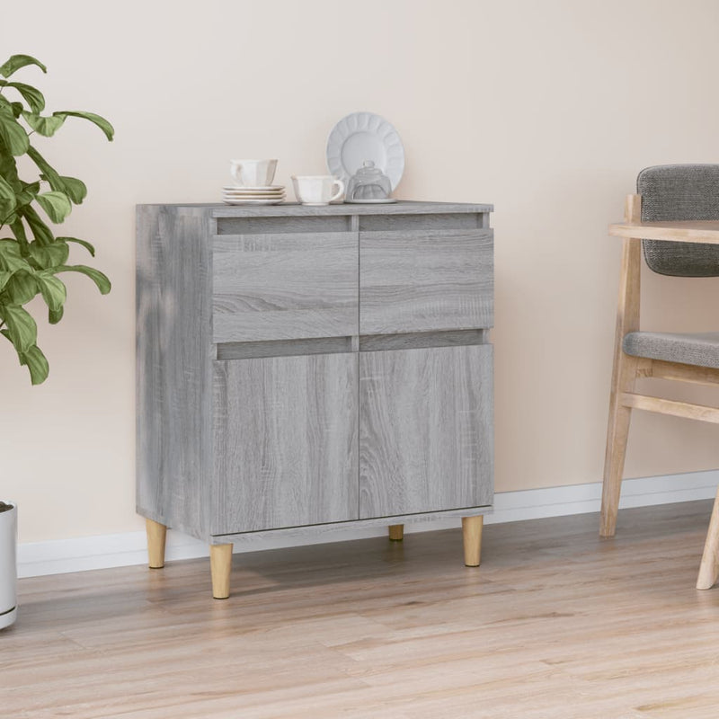 Sideboard Grau Sonoma 60x35x70 cm Holzwerkstoff