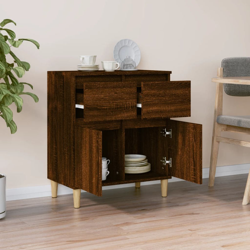 Sideboard Braun Eichen-Optik 60x35x70 cm Holzwerkstoff