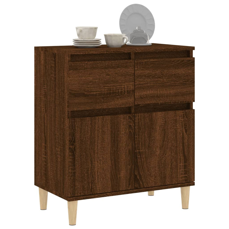 Sideboard Braun Eichen-Optik 60x35x70 cm Holzwerkstoff