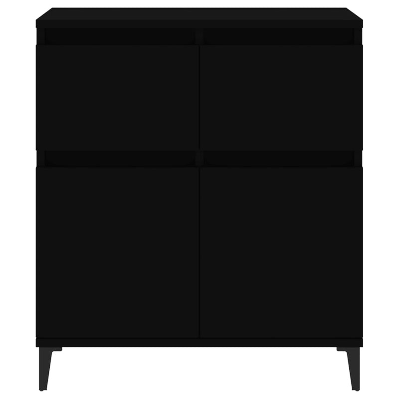 Sideboard Schwarz 60x35x70 cm Holzwerkstoff