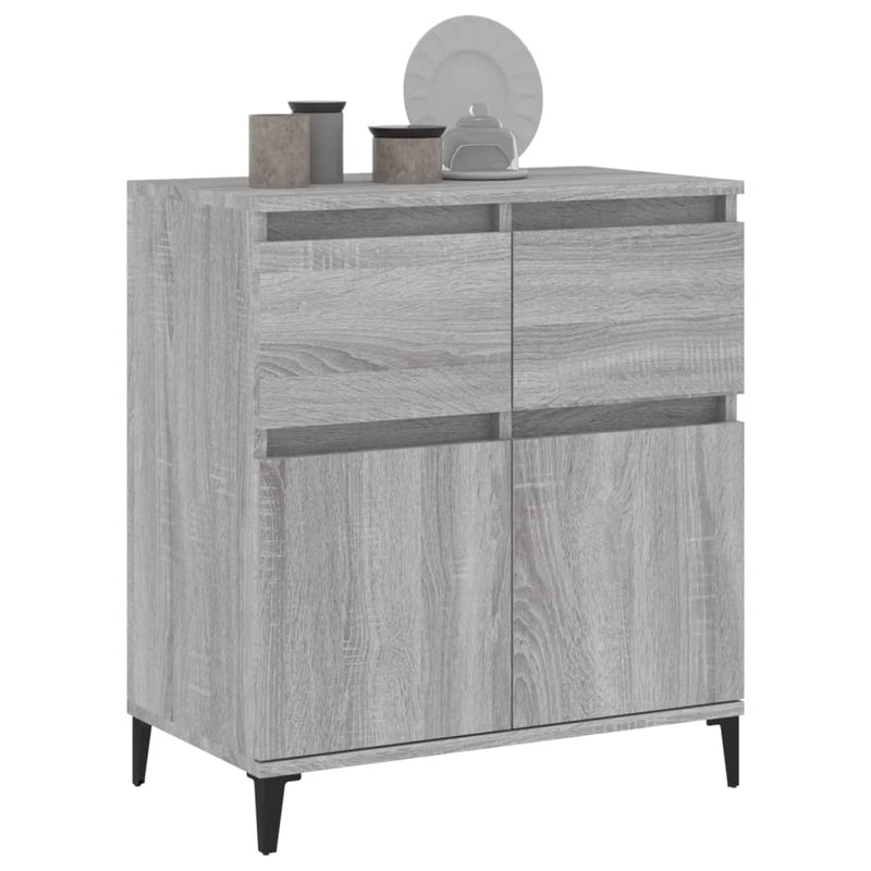 Sideboard Grau Sonoma 60x35x70 cm Holzwerkstoff