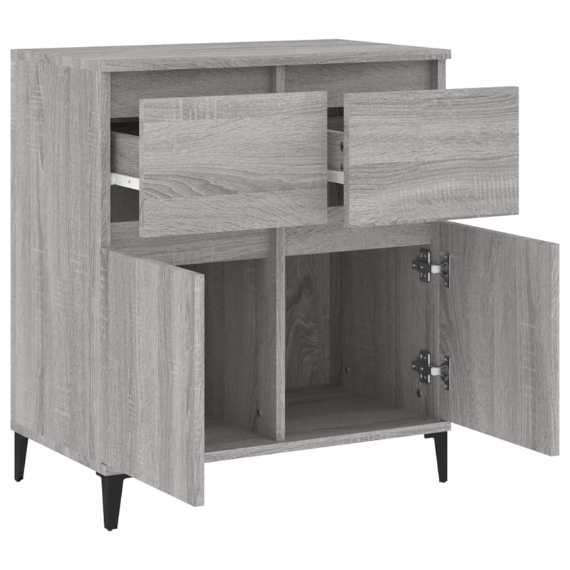 Sideboard Grau Sonoma 60x35x70 cm Holzwerkstoff