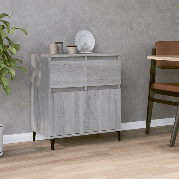 Sideboard Grau Sonoma 60x35x70 cm Holzwerkstoff