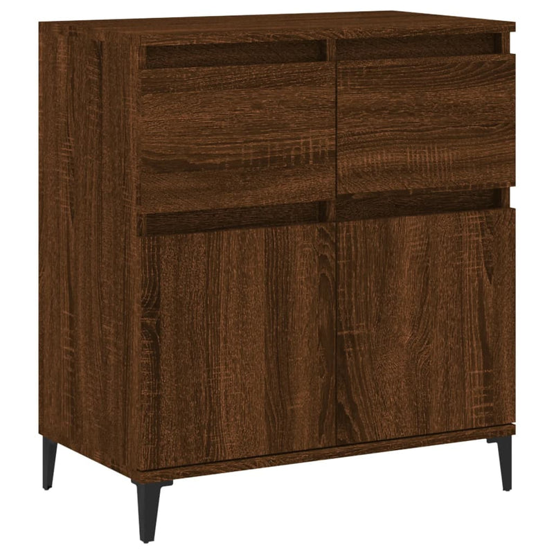 Sideboard Braun Eichen-Optik 60x35x70 cm Holzwerkstoff