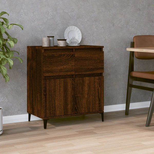 Sideboard Braun Eichen-Optik 60x35x70 cm Holzwerkstoff