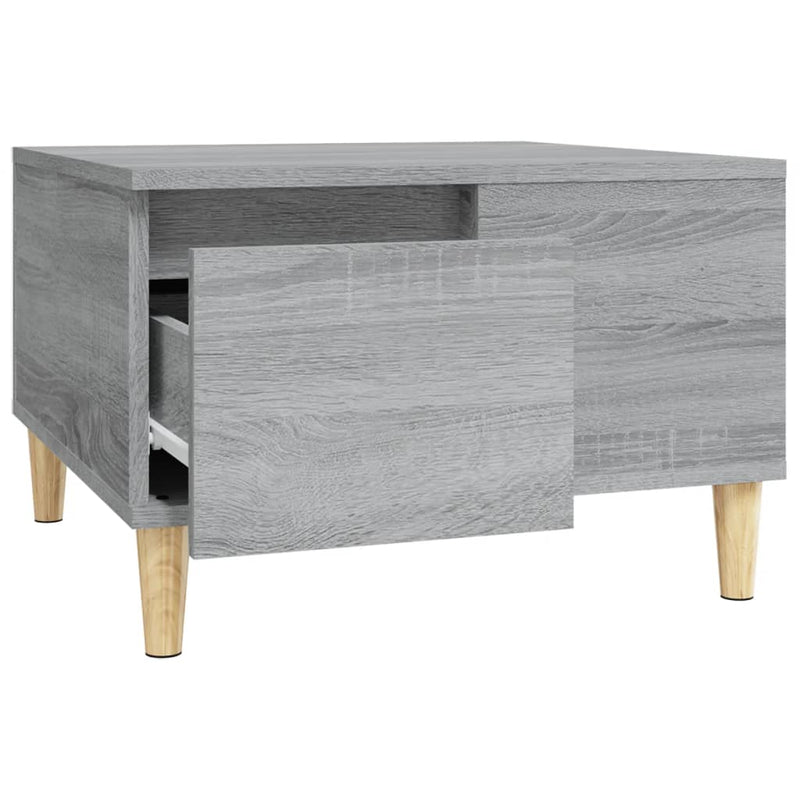 Couchtisch Grau Sonoma 55x55x36,5 cm Holzwerkstoff