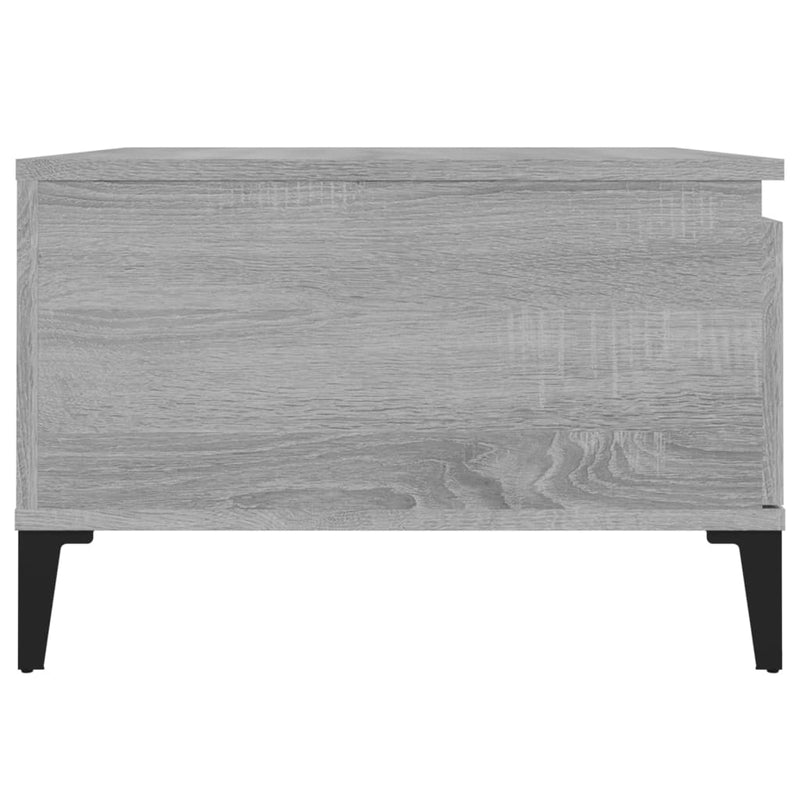 Couchtisch Grau Sonoma 55x55x36,5 cm Holzwerkstoff